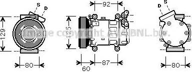 Ava Quality Cooling RT K080 - Компрессор кондиционера autodnr.net