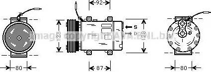 Ava Quality Cooling RT K243 - Компрессор кондиционера avtokuzovplus.com.ua