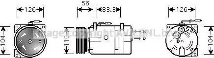 Ava Quality Cooling RT K310 - Компрессор кондиционера autodnr.net