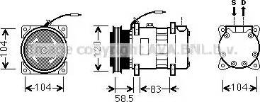 Ava Quality Cooling RT K433 - Компрессор кондиционера autodnr.net