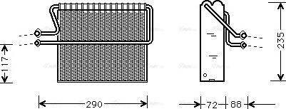 Ava Quality Cooling RT V004 - Випарник, кондиціонер autocars.com.ua