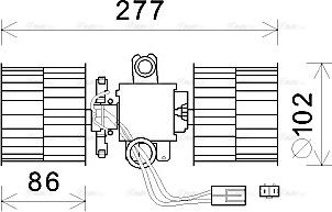 Ava Quality Cooling SA8022 - Вентилятор салону autocars.com.ua
