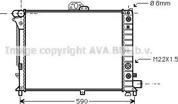 Ava Quality Cooling SB 2012 - Радіатор, охолодження двигуна autocars.com.ua