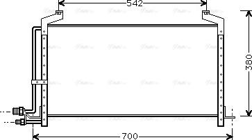 Ava Quality Cooling SB 5031 - Конденсатор, кондиціонер autocars.com.ua