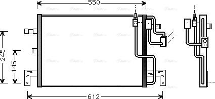 Ava Quality Cooling SB 5032 - Конденсатор, кондиціонер autocars.com.ua