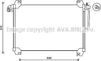 Ava Quality Cooling SB5074 - Конденсатор, кондиціонер autocars.com.ua