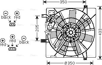 Ava Quality Cooling SB 7501 - Вентилятор, охлаждение двигателя avtokuzovplus.com.ua