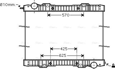 Ava Quality Cooling SC2020N - Радіатор, охолодження двигуна autocars.com.ua