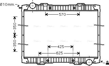 Ava Quality Cooling SC 2020 - Радиатор, охлаждение двигателя avtokuzovplus.com.ua