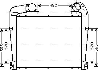 Ava Quality Cooling SC 4022 - Интеркулер autocars.com.ua