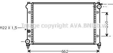 Ava Quality Cooling ST 2005 - Радиатор, охлаждение двигателя avtokuzovplus.com.ua