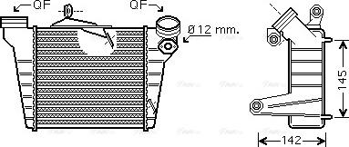 Ava Quality Cooling STA4036 - Интеркулер autocars.com.ua