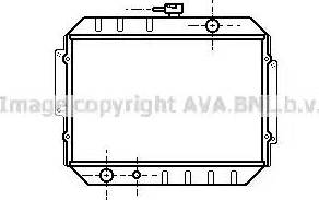 AVA SU2003 - Радіатор, охолодження двигуна autocars.com.ua