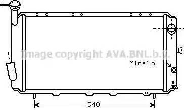 Ava Quality Cooling SU 2005 - Радіатор, охолодження двигуна autocars.com.ua