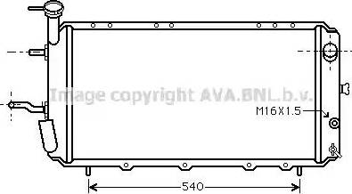 Ava Quality Cooling SU 2006 - Радіатор, охолодження двигуна autocars.com.ua