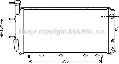 Ava Quality Cooling SU 2012 - Радіатор, охолодження двигуна autocars.com.ua