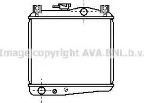 AVA SU 2017 - Радіатор, охолодження двигуна autocars.com.ua