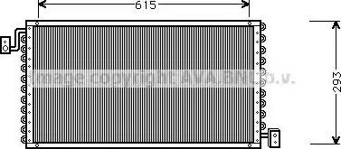 Ava Quality Cooling SU 5025 - Конденсатор, кондиціонер autocars.com.ua