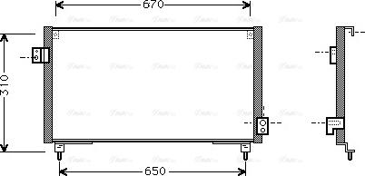 Ava Quality Cooling SU 5031 - Конденсатор, кондиціонер autocars.com.ua