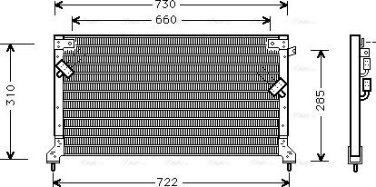 Ava Quality Cooling SU 5040 - Конденсатор, кондиціонер autocars.com.ua