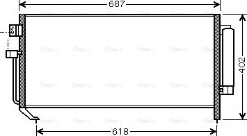 AVA SU5060D - Конденсатор, кондиціонер autocars.com.ua