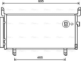 Ava Quality Cooling SU5104D - Конденсатор, кондиціонер autocars.com.ua