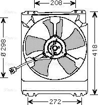 Ava Quality Cooling SU 7501 - Вентилятор, охолодження двигуна autocars.com.ua