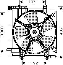 Ava Quality Cooling SU 7503 - Вентилятор, охолодження двигуна autocars.com.ua