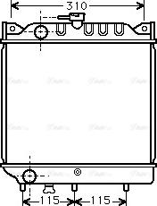 Ava Quality Cooling SZ 2006 - Радиатор, охлаждение двигателя autodnr.net