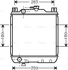 AVA SZ 2018 - Радіатор, охолодження двигуна autocars.com.ua