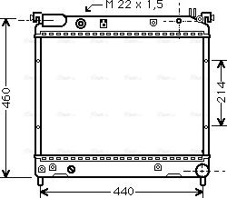 Ava Quality Cooling SZ 2025 - Радіатор, охолодження двигуна autocars.com.ua