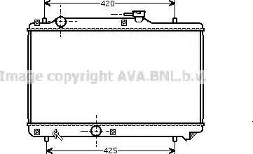 Ava Quality Cooling SZ 2035 - Радиатор, охлаждение двигателя avtokuzovplus.com.ua