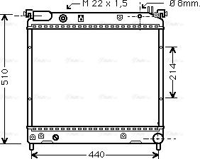 Ava Quality Cooling SZ 2036 - Радіатор, охолодження двигуна autocars.com.ua