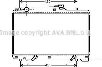 Ava Quality Cooling SZ 2049 - Радіатор, охолодження двигуна autocars.com.ua