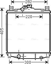 Ava Quality Cooling SZ 2059 - Радіатор, охолодження двигуна autocars.com.ua