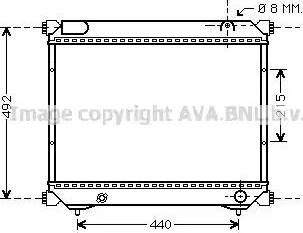 Ava Quality Cooling SZ 2065 - Радіатор, охолодження двигуна autocars.com.ua