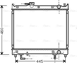 Ava Quality Cooling SZ 2071 - Радіатор, охолодження двигуна autocars.com.ua