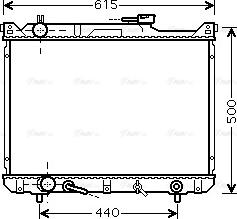 Ava Quality Cooling SZ 2073 - Радіатор, охолодження двигуна autocars.com.ua