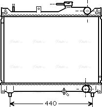 Ava Quality Cooling SZ 2079 - Радіатор, охолодження двигуна autocars.com.ua