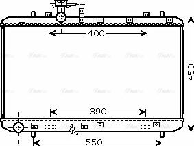 Ava Quality Cooling SZ 2084 - Радіатор, охолодження двигуна autocars.com.ua