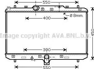 Ava Quality Cooling SZ 2086 - Радіатор, охолодження двигуна autocars.com.ua