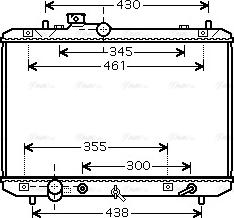 Ava Quality Cooling SZ 2098 - Радіатор, охолодження двигуна autocars.com.ua