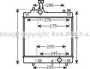 Ava Quality Cooling SZ2113 - Радіатор, охолодження двигуна autocars.com.ua