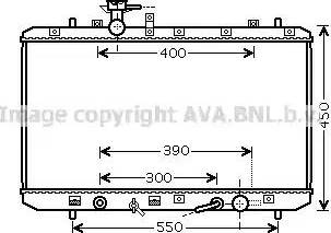 Ava Quality Cooling SZ2128 - Радіатор, охолодження двигуна autocars.com.ua