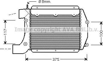 Ava Quality Cooling SZ 4066 - Интеркулер autocars.com.ua