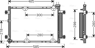 Ava Quality Cooling SZ5075D - Конденсатор, кондиціонер autocars.com.ua