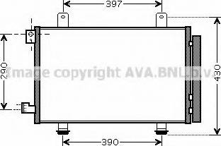 Ava Quality Cooling SZ 5090 - Конденсатор кондиционера avtokuzovplus.com.ua