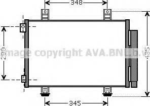 Ava Quality Cooling SZ 5116 - Конденсатор, кондиціонер autocars.com.ua