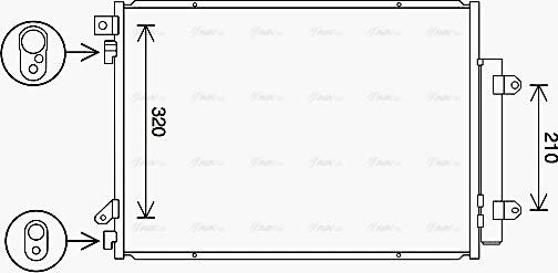 Ava Quality Cooling SZ5150D - Конденсатор, кондиціонер autocars.com.ua