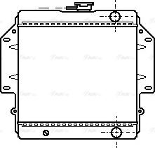 Ava Quality Cooling SZA2012 - Радіатор, охолодження двигуна autocars.com.ua